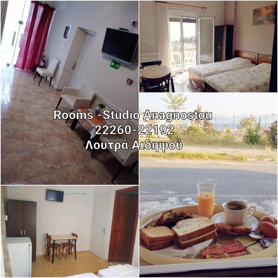 Rooms-Studio Anagnostou Loutra Aidhipsou Exteriör bild